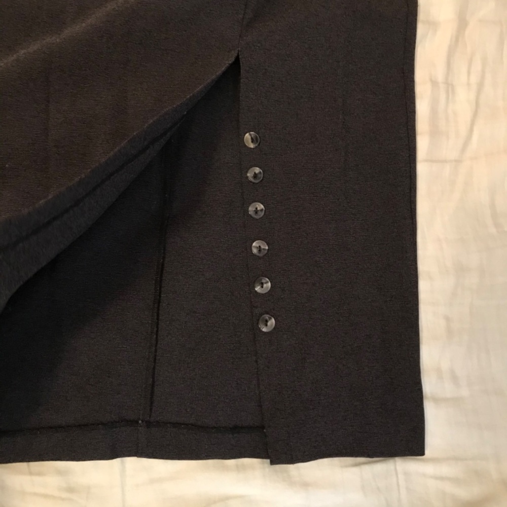 Connected Apparel Grey Long Skirt - Picture 4 of 6
